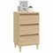 vidaXL Bedside Cabinet Sonoma Oak 40x35x70 cm Engineered Wood