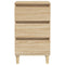 vidaXL Bedside Cabinet Sonoma Oak 40x35x70 cm Engineered Wood