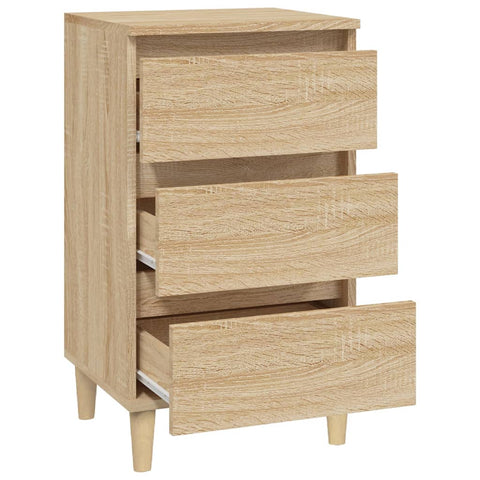 vidaXL Bedside Cabinet Sonoma Oak 40x35x70 cm Engineered Wood