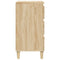 vidaXL Bedside Cabinet Sonoma Oak 40x35x70 cm Engineered Wood