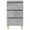 vidaXL Bedside Cabinet Concrete Grey 40x35x70 cm Engineered Wood