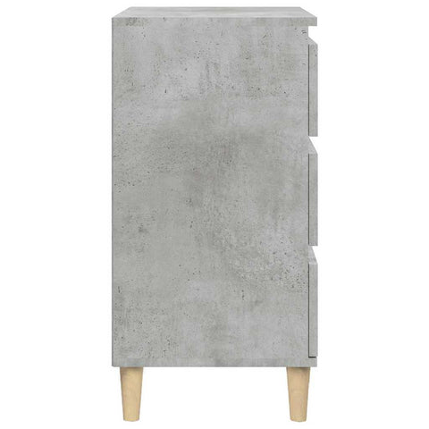 vidaXL Bedside Cabinet Concrete Grey 40x35x70 cm Engineered Wood