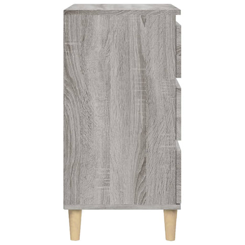 vidaXL Bedside Cabinet Grey Sonoma 40x35x70 cm Engineered Wood