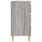 vidaXL Bedside Cabinet Grey Sonoma 40x35x70 cm Engineered Wood