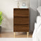 vidaXL Bedside Cabinet Brown Oak 40x35x70 cm Engineered Wood