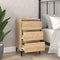 vidaXL Bedside Cabinet Sonoma Oak 40x35x70 cm Engineered Wood