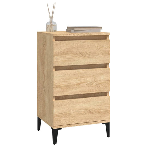 vidaXL Bedside Cabinet Sonoma Oak 40x35x70 cm Engineered Wood