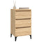 vidaXL Bedside Cabinet Sonoma Oak 40x35x70 cm Engineered Wood