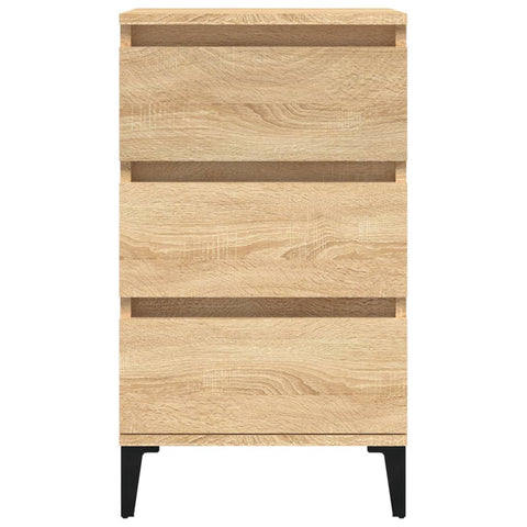 vidaXL Bedside Cabinet Sonoma Oak 40x35x70 cm Engineered Wood