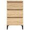 vidaXL Bedside Cabinet Sonoma Oak 40x35x70 cm Engineered Wood