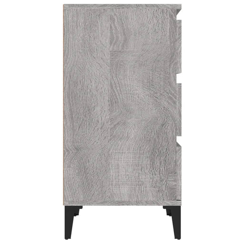 vidaXL Bedside Cabinet Grey Sonoma 40x35x70 cm Engineered Wood