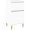 vidaXL Bedside Cabinet White 40x35x70 cm