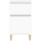 vidaXL Bedside Cabinet White 40x35x70 cm