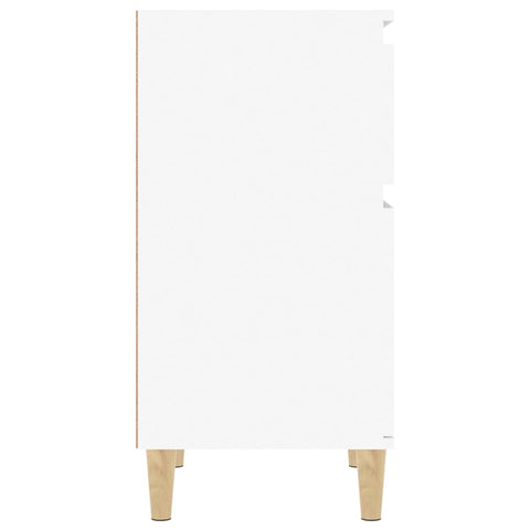 vidaXL Bedside Cabinet White 40x35x70 cm