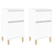vidaXL Bedside Cabinets 2 pcs White 40x35x70 cm
