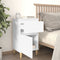 vidaXL Bedside Cabinets 2 pcs White 40x35x70 cm