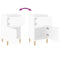 vidaXL Bedside Cabinets 2 pcs White 40x35x70 cm