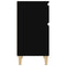 vidaXL Bedside Cabinet Black 40x35x70 cm