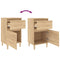 vidaXL Bedside Cabinets 2 pcs Sonoma Oak 40x35x70 cm