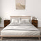 vidaXL Bedside Cabinets 2 pcs Smoked Oak 40x35x70 cm