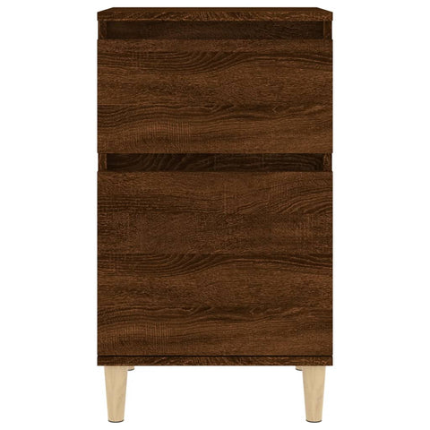 vidaXL Bedside Cabinets 2 pcs Brown Oak 40x35x70 cm