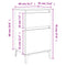vidaXL Bedside Cabinets 2 pcs White 40x35x70 cm