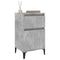 vidaXL Bedside Cabinet Concrete Grey 40x35x70 cm