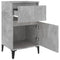 vidaXL Bedside Cabinet Concrete Grey 40x35x70 cm