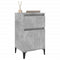 vidaXL Bedside Cabinets 2 pcs Concrete Grey 40x35x70 cm