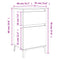 vidaXL Bedside Cabinets 2 pcs Smoked Oak 40x35x70 cm