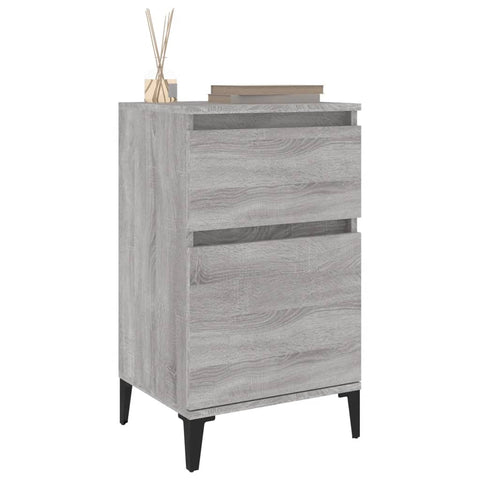 vidaXL Bedside Cabinet Grey Sonoma 40x35x70 cm