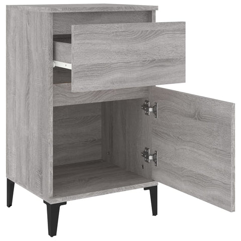 vidaXL Bedside Cabinet Grey Sonoma 40x35x70 cm