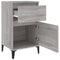vidaXL Bedside Cabinet Grey Sonoma 40x35x70 cm