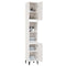 vidaXL Bathroom Cabinet White 30x30x190 cm Engineered Wood