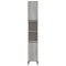 vidaXL Bathroom Cabinet Grey Sonoma 30x30x190 cm Engineered Wood