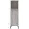vidaXL Bathroom Cabinet Grey Sonoma 30x30x100 cm Engineered Wood