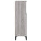 vidaXL Bathroom Cabinet Grey Sonoma 30x30x100 cm Engineered Wood