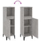 vidaXL Bathroom Cabinet Grey Sonoma 30x30x100 cm Engineered Wood