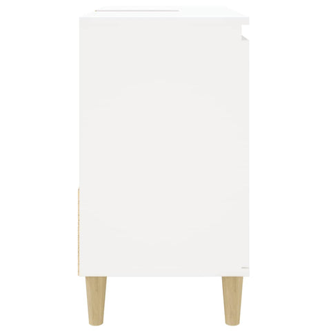 vidaXL Bathroom Cabinet White 65x33x60 cm Engineered Wood