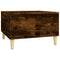 vidaXL Coffee Table Smoked Oak 55x55x36.5 cm Engineered Wood