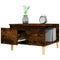 vidaXL Coffee Table Smoked Oak 55x55x36.5 cm Engineered Wood