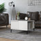 vidaXL Coffee Table High Gloss White 55x55x36.5 cm Engineered Wood