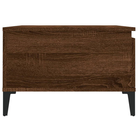 vidaXL Coffee Table Brown Oak 55x55x36.5 cm Engineered Wood