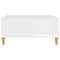 vidaXL Coffee Table White 80x80x36.5 cm Engineered Wood