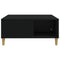vidaXL Coffee Table Black 80x80x36.5 cm Engineered Wood