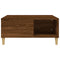 vidaXL Coffee Table Brown Oak 80x80x36.5 cm Engineered Wood