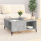 vidaXL Coffee Table Concrete Grey 80x80x36.5 cm Engineered Wood