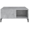 vidaXL Coffee Table Concrete Grey 80x80x36.5 cm Engineered Wood