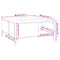 vidaXL Coffee Table Smoked Oak 80x80x36.5 cm Engineered Wood
