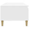 vidaXL Coffee Table White 90x50x36.5 cm Engineered Wood